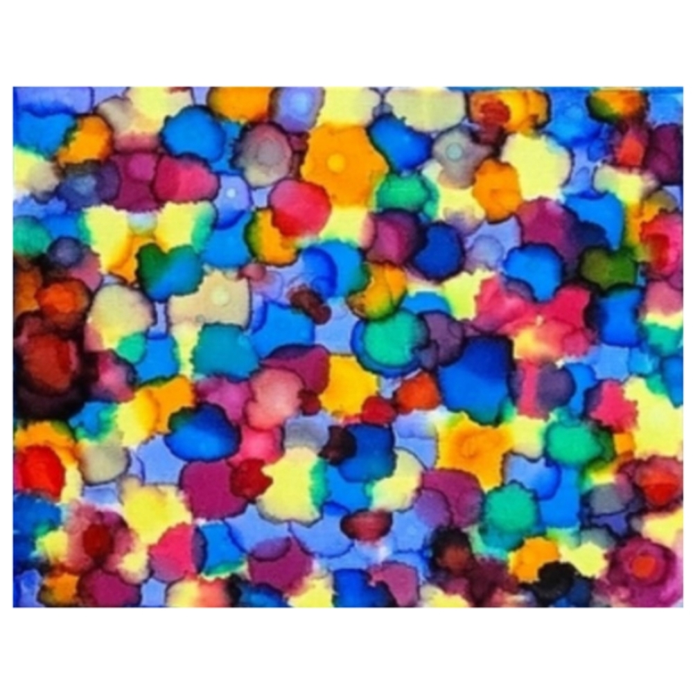 Hand Crafted Abstract Design 11x14 Inches Canvas Painting - Picture 4 of 4